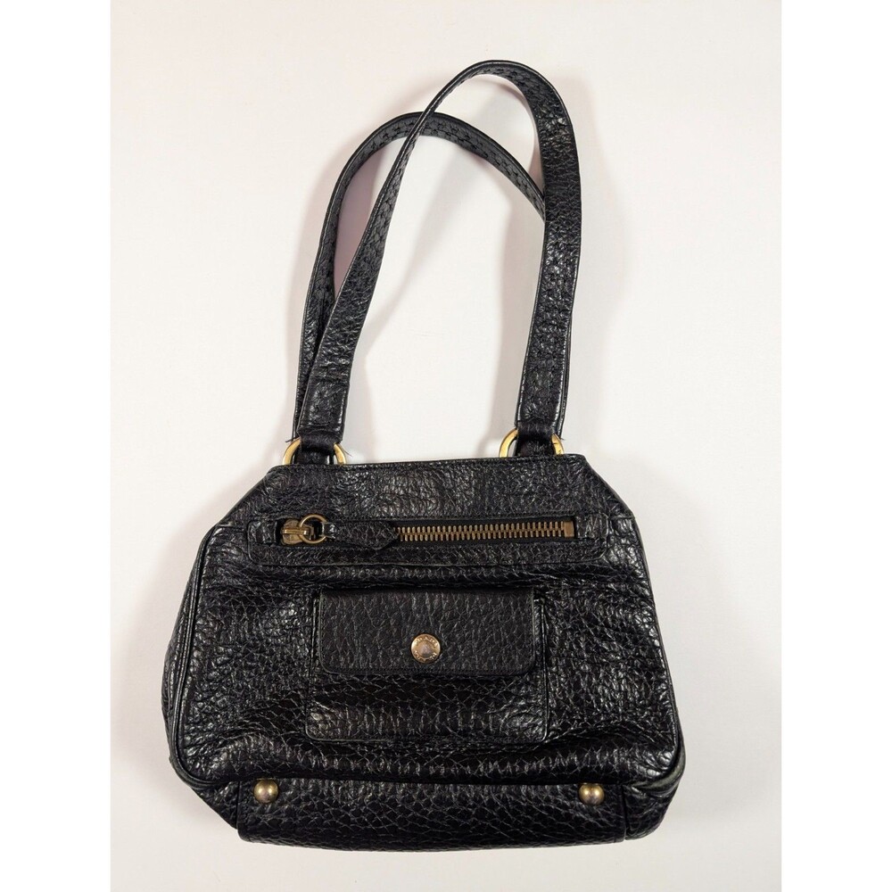 Prada Vintage Berlino Black Leather Shoulder Bag Italy